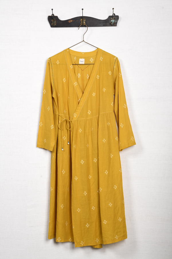 DAFFODIL OVERLAPPING DRESS